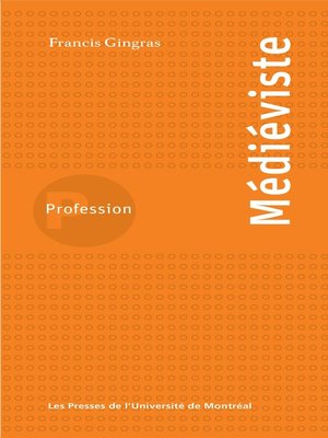 cover image of Profession médiéviste